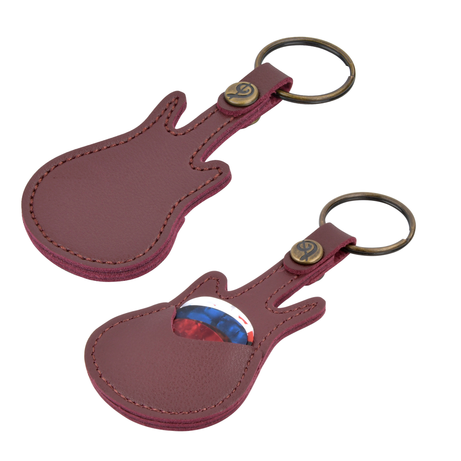 Guitar pick deals keychain holder