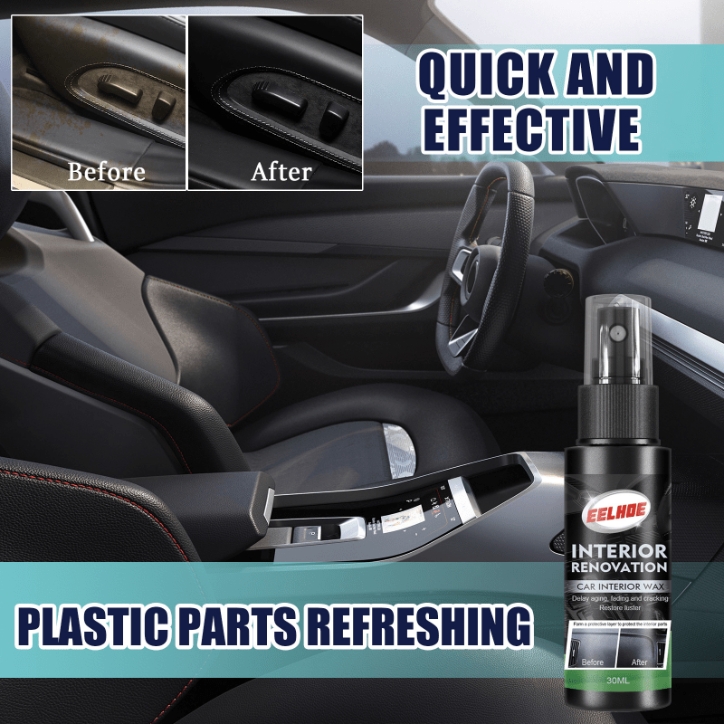 50ml Car Interior Repair Spray, Leather Refurbishment Cleaning For Car  Accessories Care