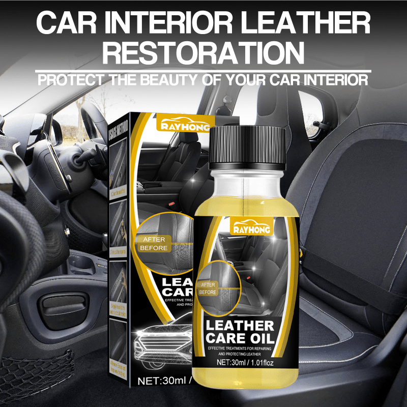 Car Leather Seat Maintenance And Care Oil Interior - Temu