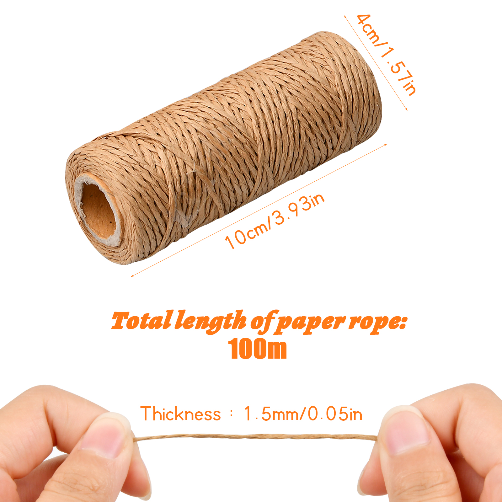 Natural Jute Twine Brown Twine Rope For Crafts Gift Wrapping - Temu United  Arab Emirates
