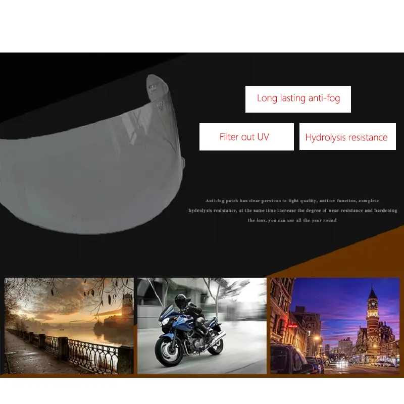 motorcycle helmet waterproof lens film universal rain fog protection film transparent lens sticker helmet anti fog film visor shield rainproof len details 9
