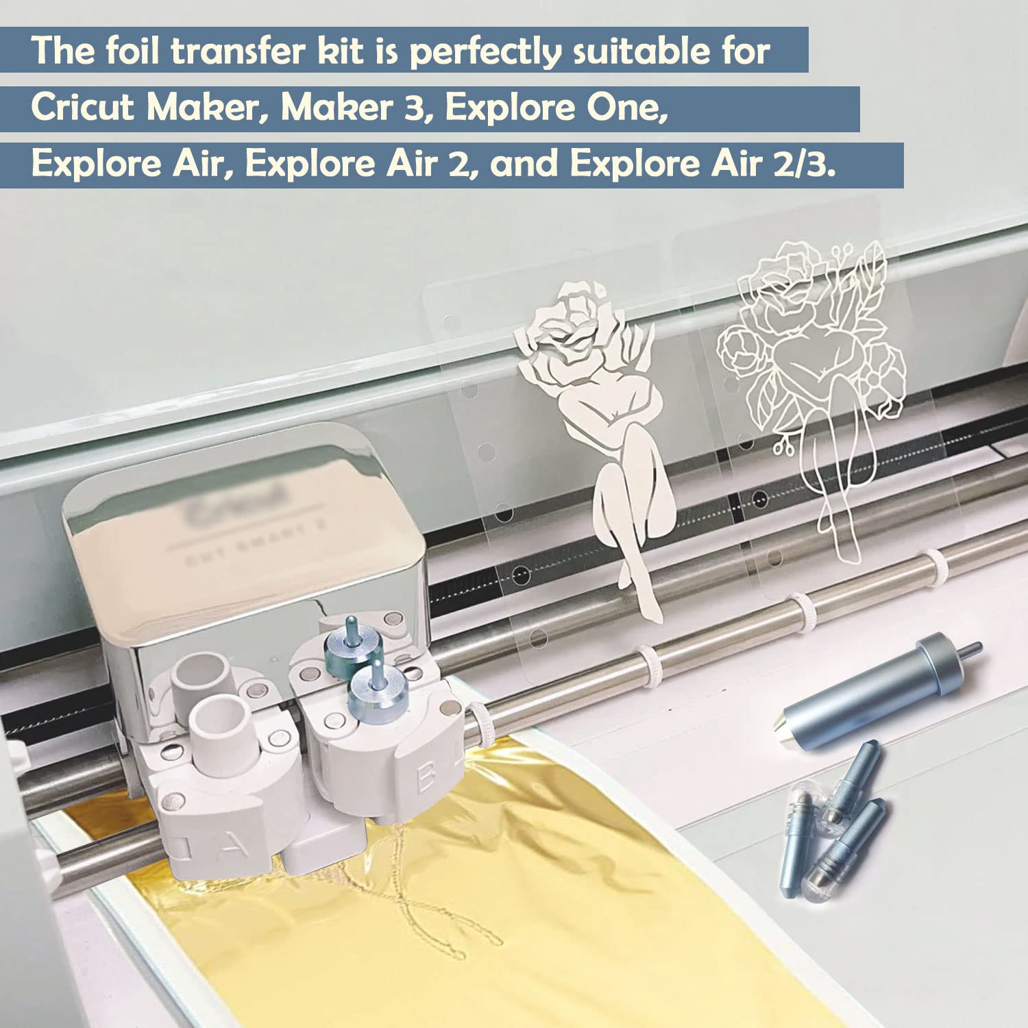 3 Blades Foil Transfer Tool Kit for Cricut Maker/Maker 3/Explore  One/Explore Air