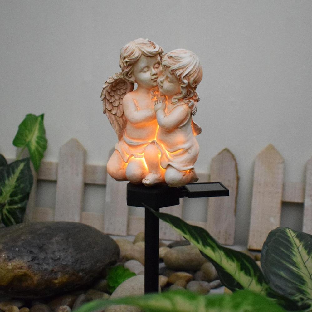 Garden Solar Baby Angel Lights Outdoor Solar Lights Outdoor Pathway Led ...