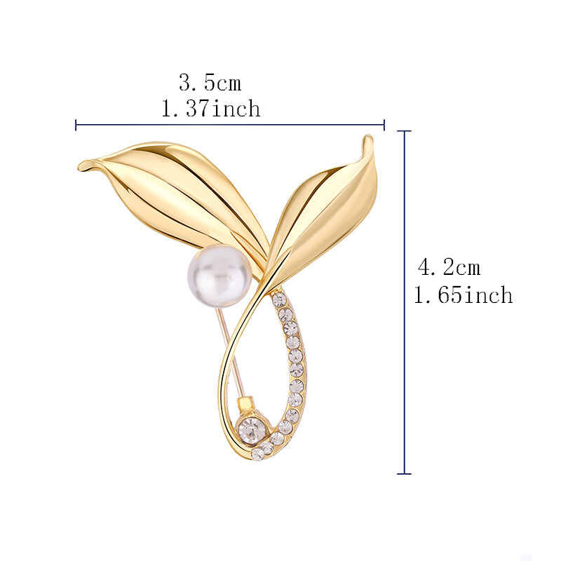 Elegant Rhinestone Golden Flower Brooch For Women Perfect - Temu