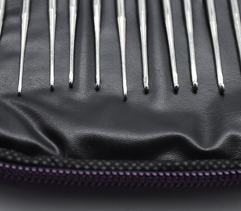 8PCs/set Black Knitting Needles TPR Soft Rubber Handle Aluminum Crochet  Hooks for Knit DIY Craft Loom Tool Weaving Kit Plait 019 - Price history &  Review