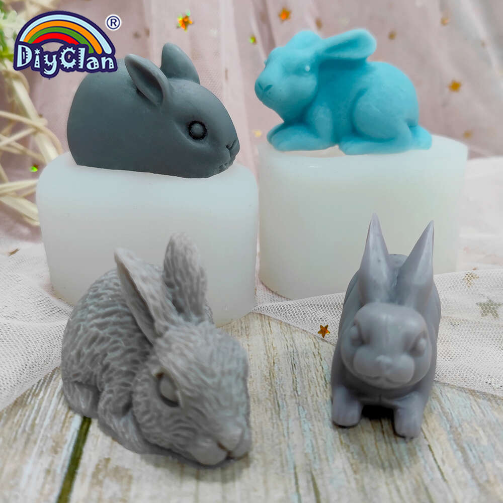 3D Moule en silicone de lapin de Pâques Outils de décoration