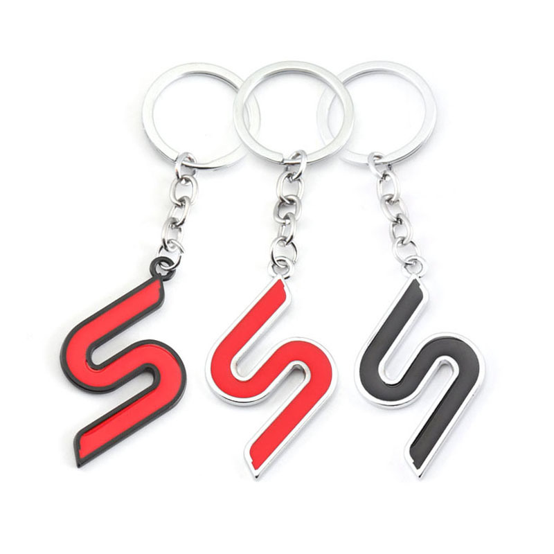 Auto Schlüsselanhänger für Ford ST Logo Focus Fiesta Ecosport