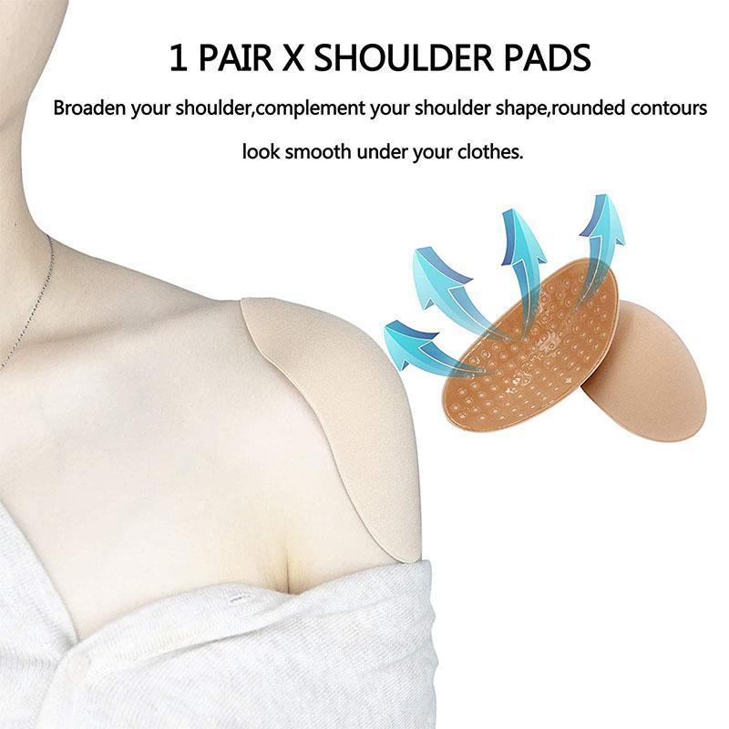 AMOENA SILICONE SHOULDER PADS 2PCS – Tops & Bottoms