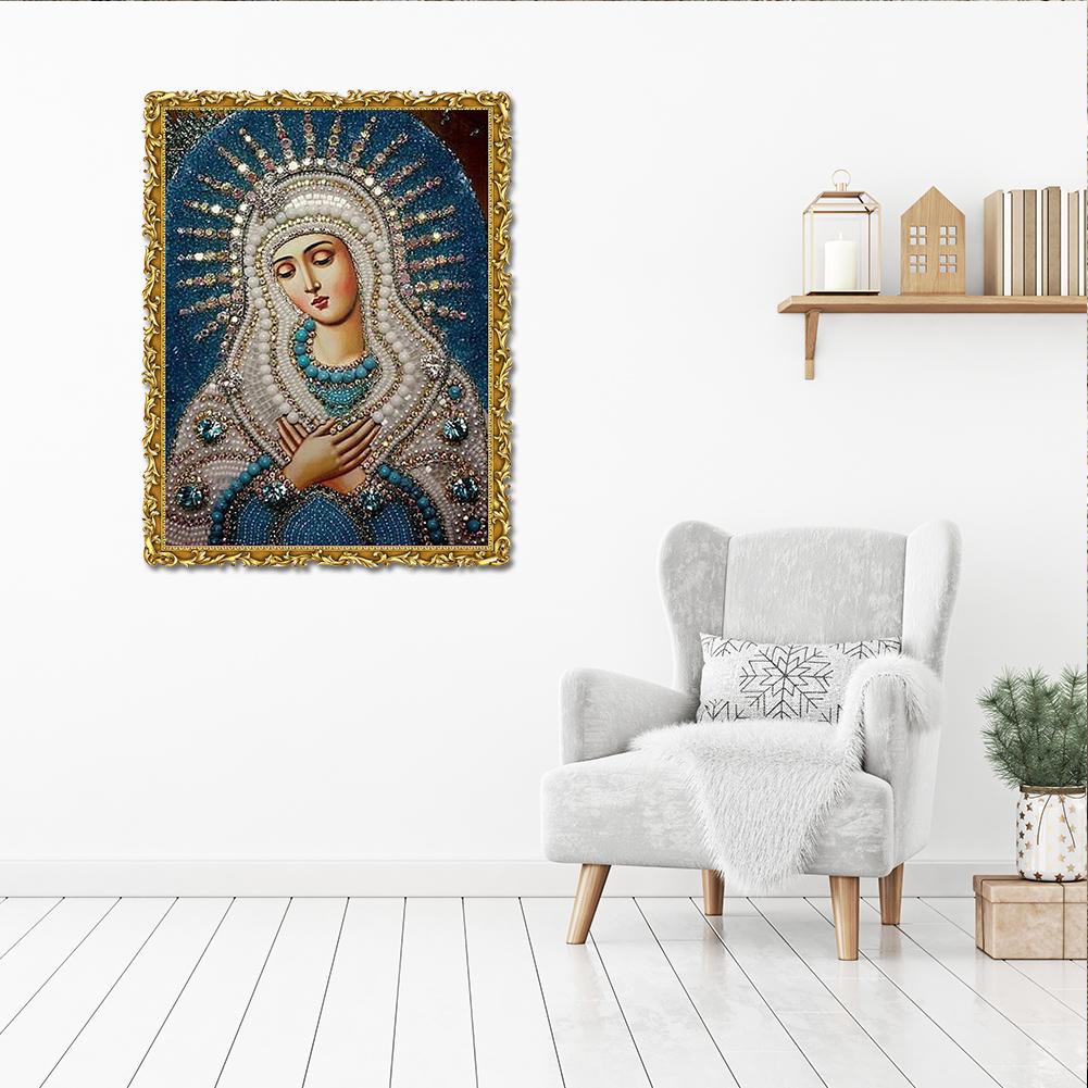 5D DIY Crystal Diamond Painting Religion Cross Stitch Kit Embroidery Mosaic