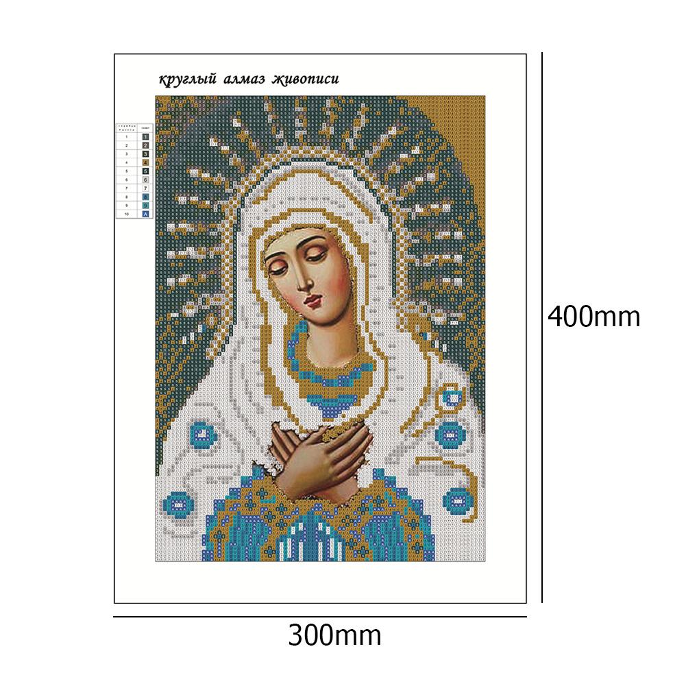 5D DIY Crystal Diamond Painting Religion Cross Stitch Kit Embroidery Mosaic