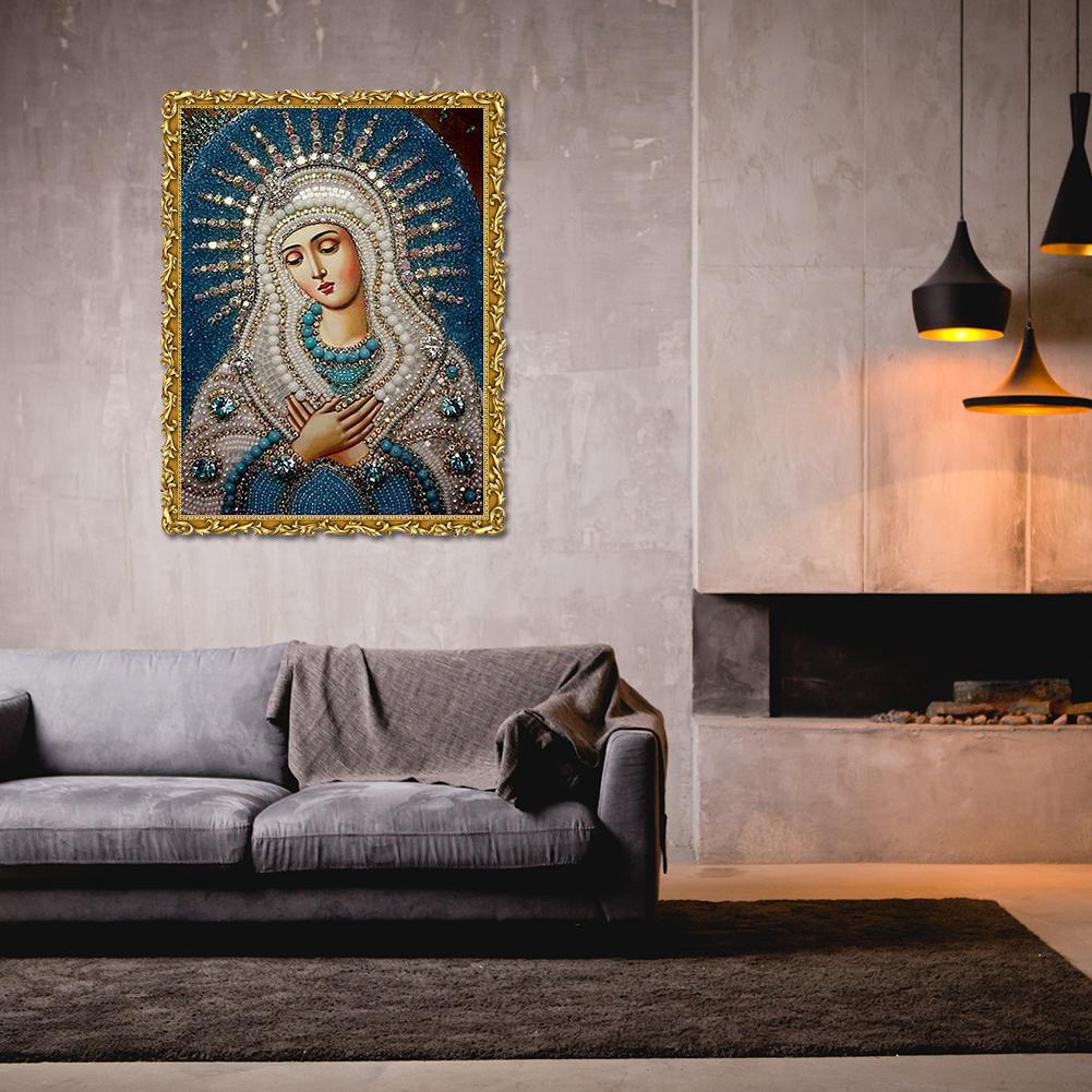 5D DIY Crystal Diamond Painting Religion Cross Stitch Kit Embroidery Mosaic