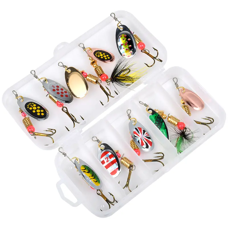 Fishing Spinners Lures Kit Perfect Trout Pike Perch Bass - Temu Mexico