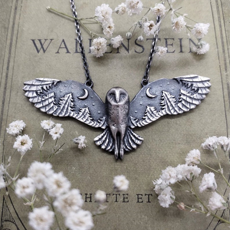 flying owl pendant