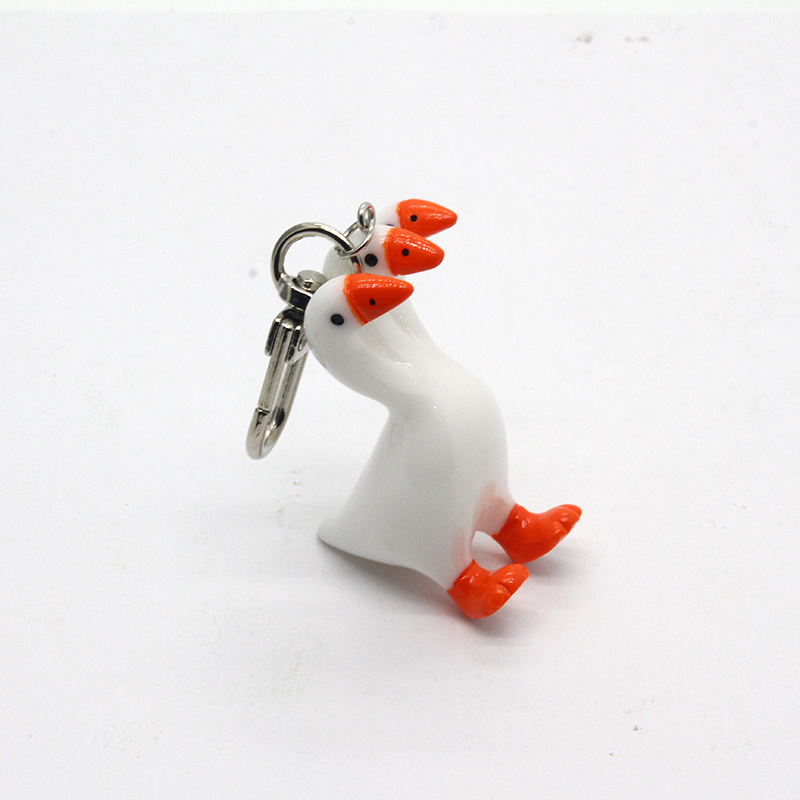 Game Untitled Goose Acrylic Keychain Mobile Phone Straps Key