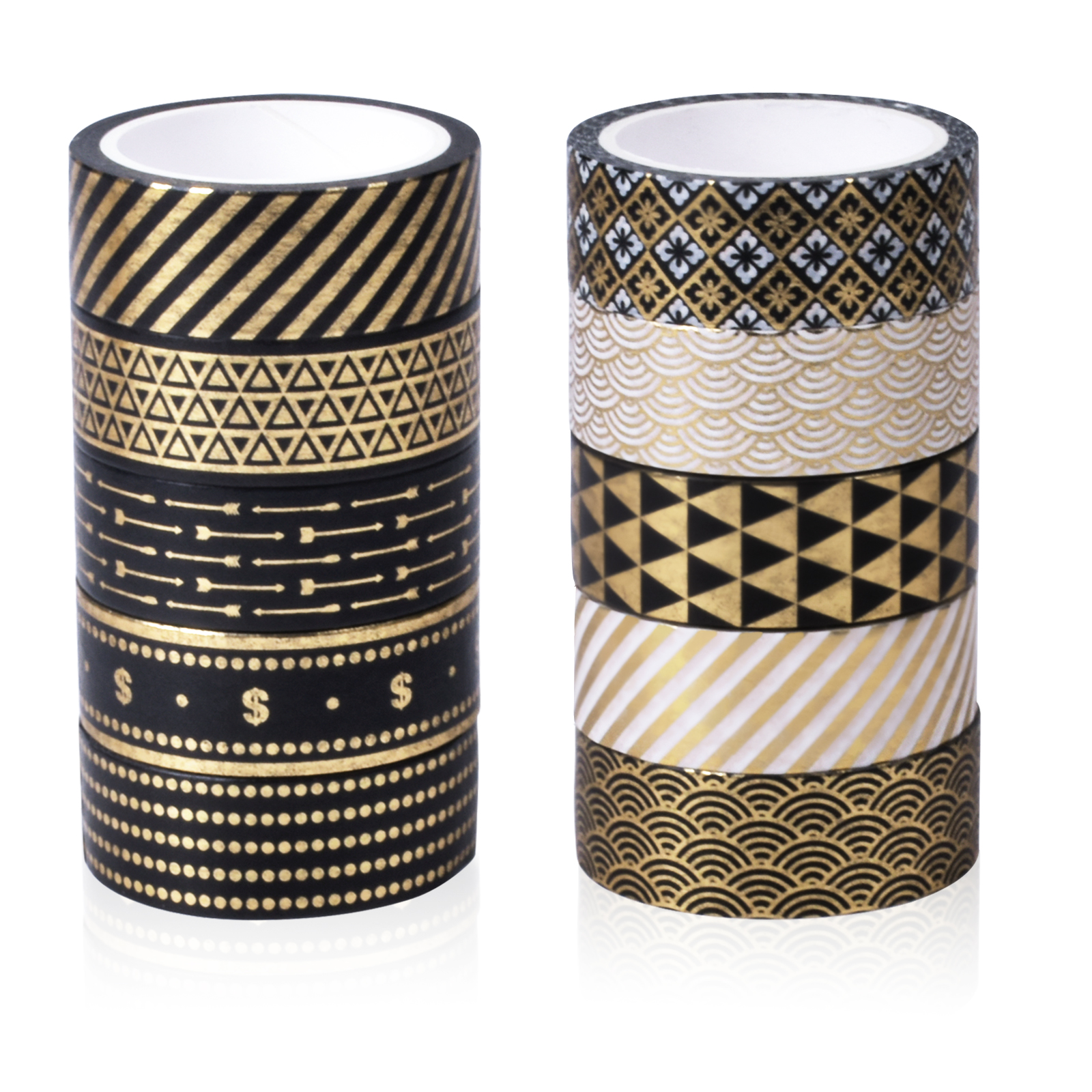10 rolls washi tape set multi pattern decorative tapes 15mm x 5m paper tape for art craft diy scrapbooking gift