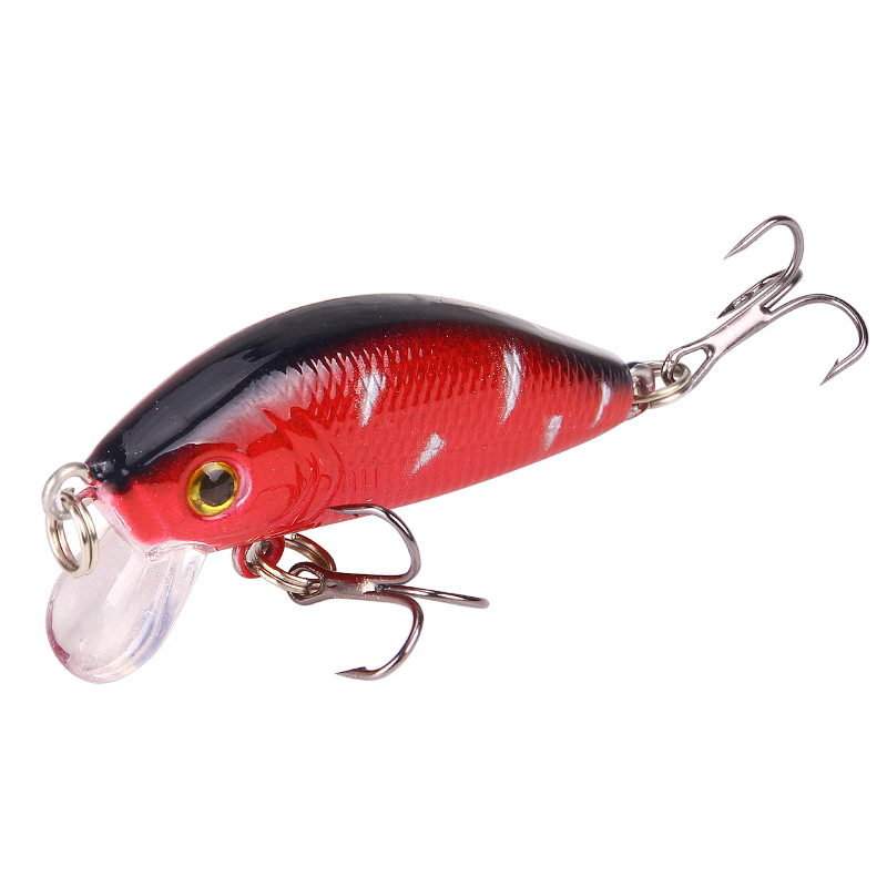 10pcs Minnow Fishing Lure Laser Floating Artificial Bait 3D Eyes 5.39inch  14g Fishing Wobblers Diving 11.81-39.37inchTrout Pike Carp Fishing