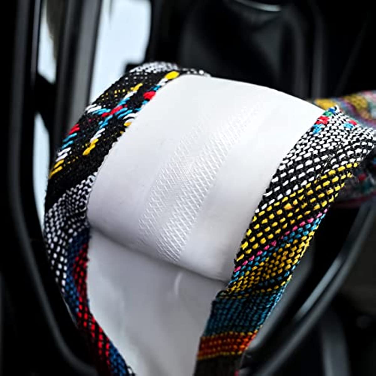 1pc Steering Wheel Covers For Women Cloth Bohemian Universal 15in 38cm Baja  Blanket Ethic Style Automotive Temu Australia