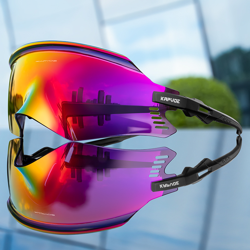 1 Lens New Bike Sunglasses for Men Women, Eyewear Racing Riding Glasses Cycling Goggles, Safety Glasses UV400 MTB Driving Fishing Running Golf