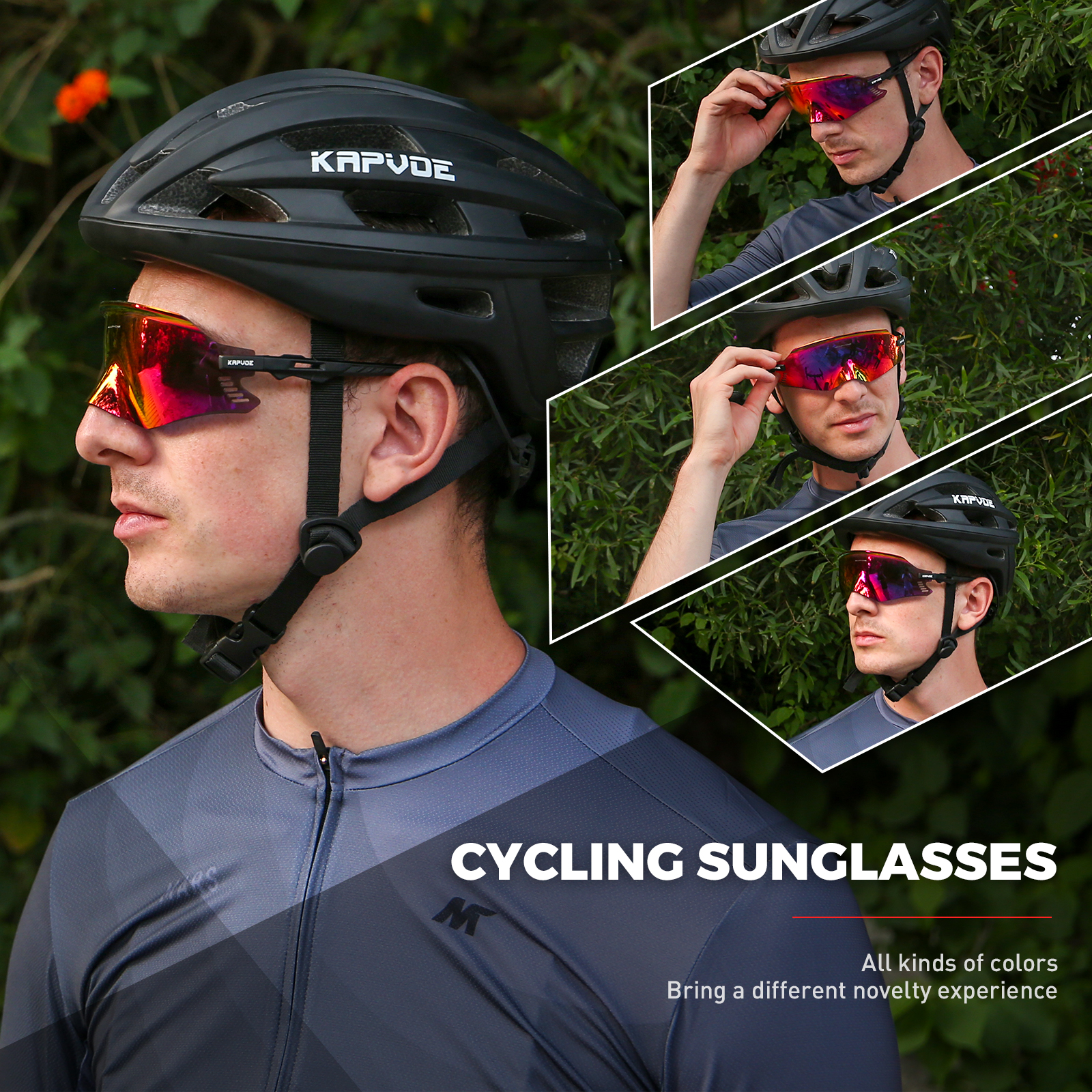 Brand 1 Lens Bike Riding Sunglasses Men Women Eyewear - Temu United Kingdom