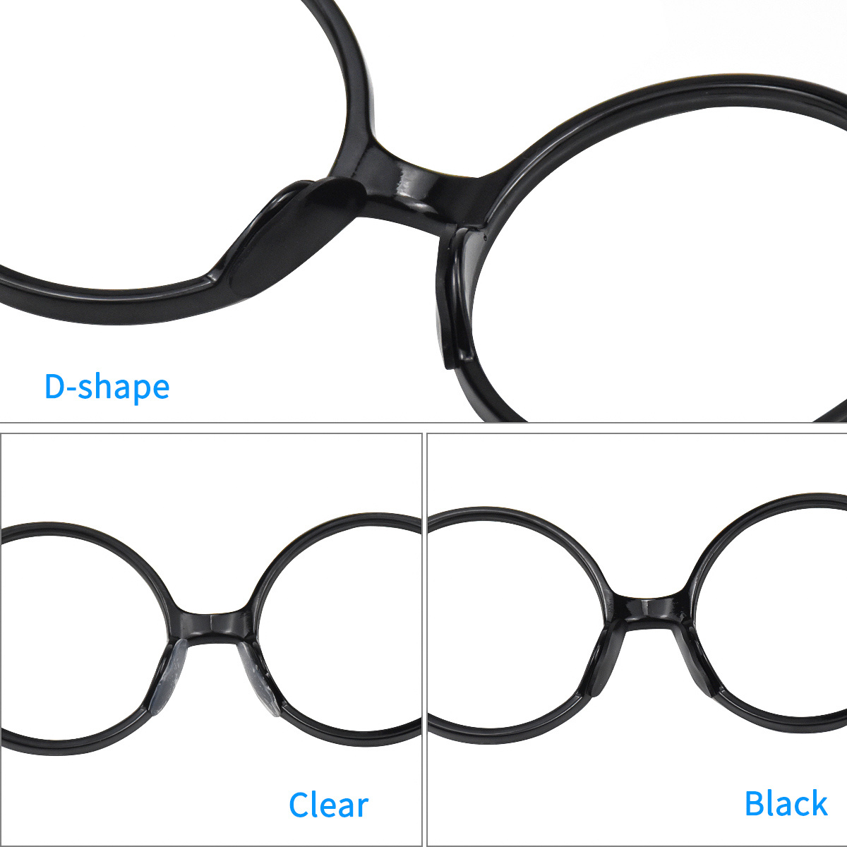 20 Paar Brillen Nasenpads Rutschfeste Silikon Weiche Nasenpads