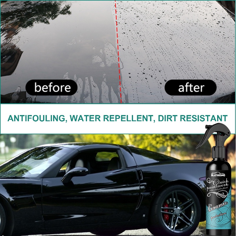 Ceramic Coating For Cars Paint Mirror Shine Crystal Wax Spray Nano