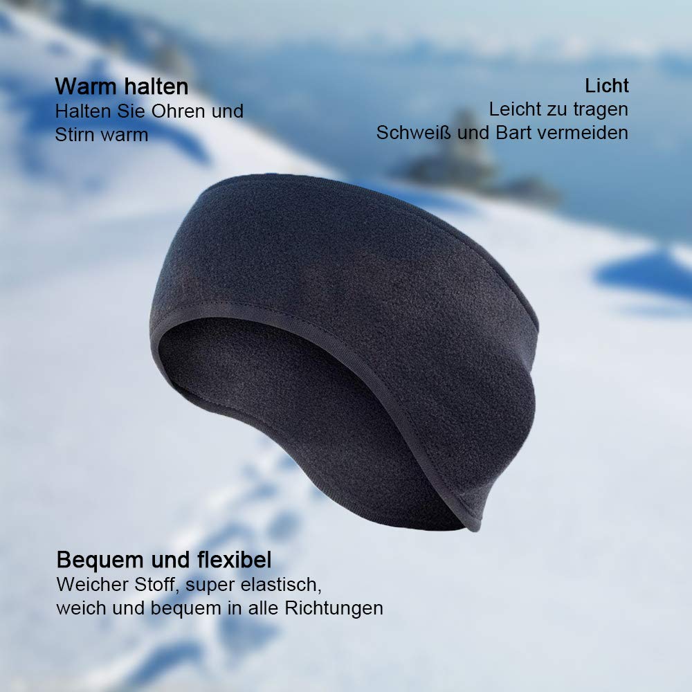 Ear Warmer Headband Winter Fleece Ear Cover for Men & Women – GOandStOp