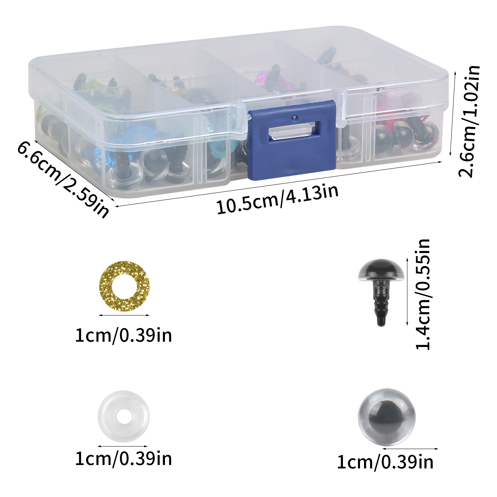 Safety Eyes Plastic Safety Eyes With Washer For Crochet Craft, Diy