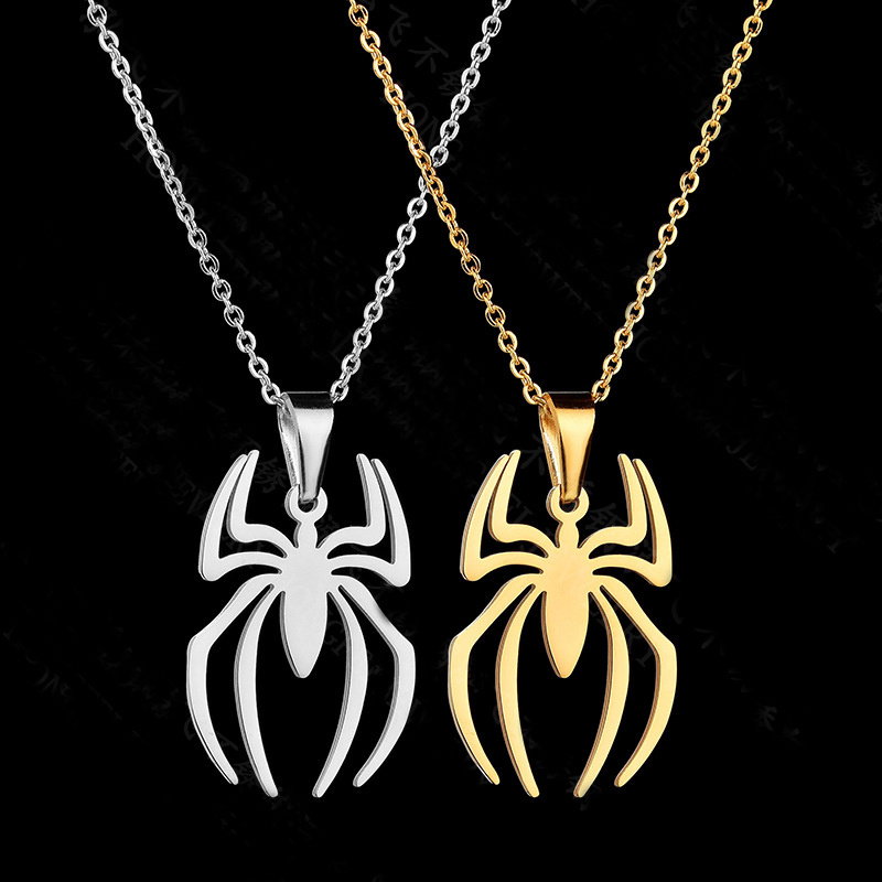 Spiderman Large Medallion Necklace