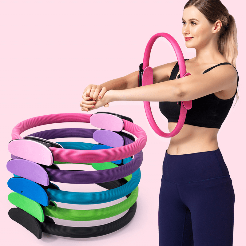 Buy 5pcs Yoga Equipment Set Pilates Ring Yoga Cotton Strap in