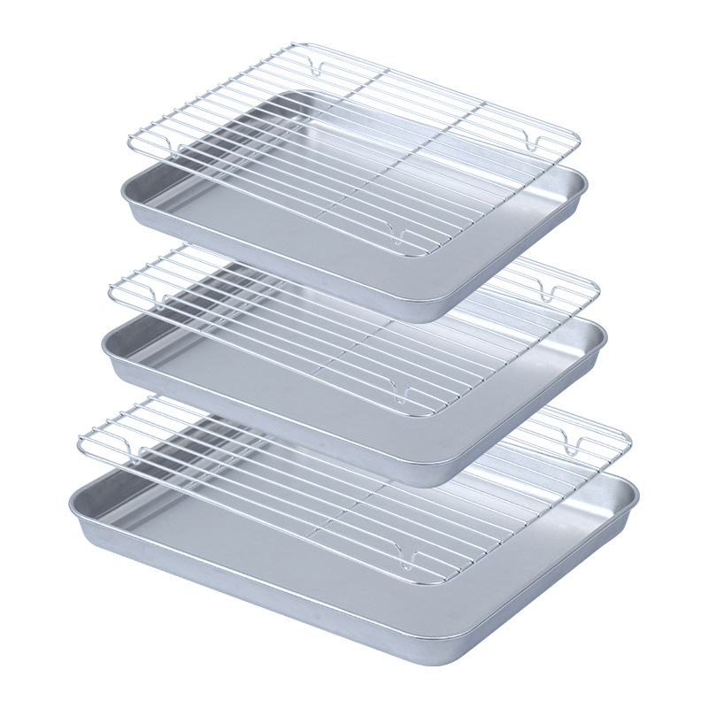 Stainless Steel Baking Sheet And Drain Tray Barbecue - Temu