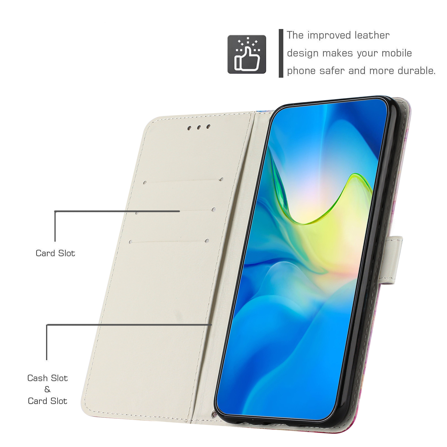 Funda Book con ranuras para tarjetas para Samsung Galaxy A23 5G