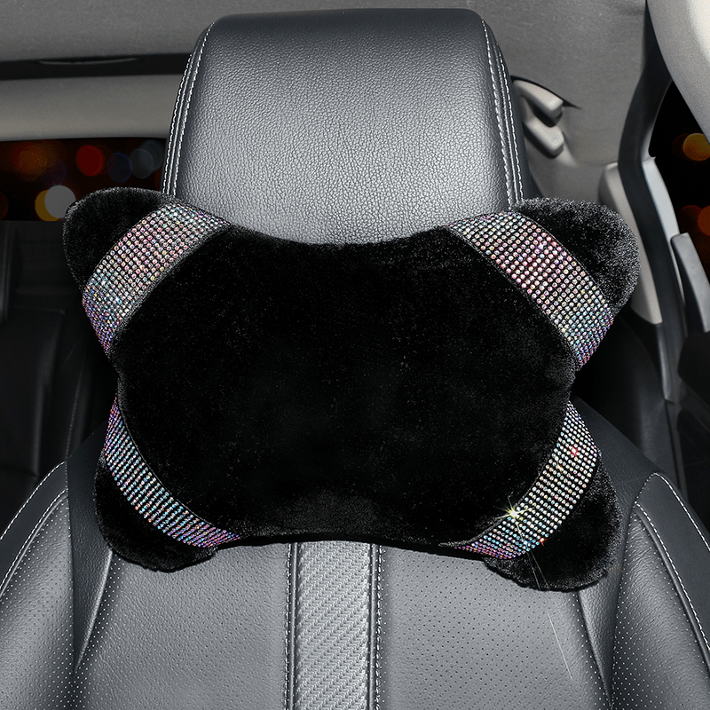 2 Piezas - Almohada Cuello Coche Diamantes Artificiales Colores, Almohada  Cabeza, Accesorios Brillantes Universales Coche Mujeres - Automotriz - Temu