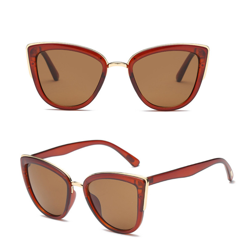 Gafas de sol de ojo de gato vintage para mujer, lentes de sol de cadena de  metal pequeño, anteojos elegantes, tendencia, tonos de moda - Temu