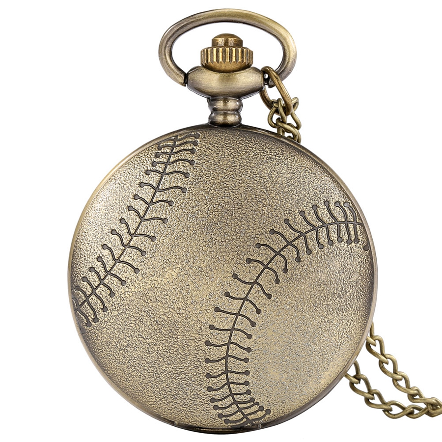 Creative Football Design Quartz Pocket Watch Sports Souvenir