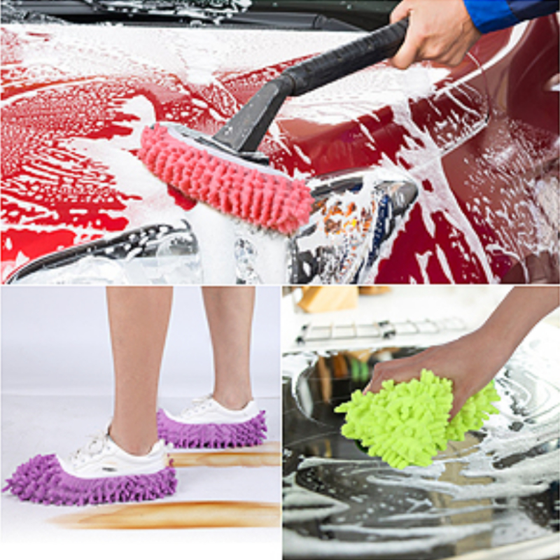5pairs Multi Function Duster Mop Slippers Shoes Cover Chenille Fiber  Washable Foot Socks Floor Cleaning Tools Shoe Cover For Bathroom, Office,  Kitchen