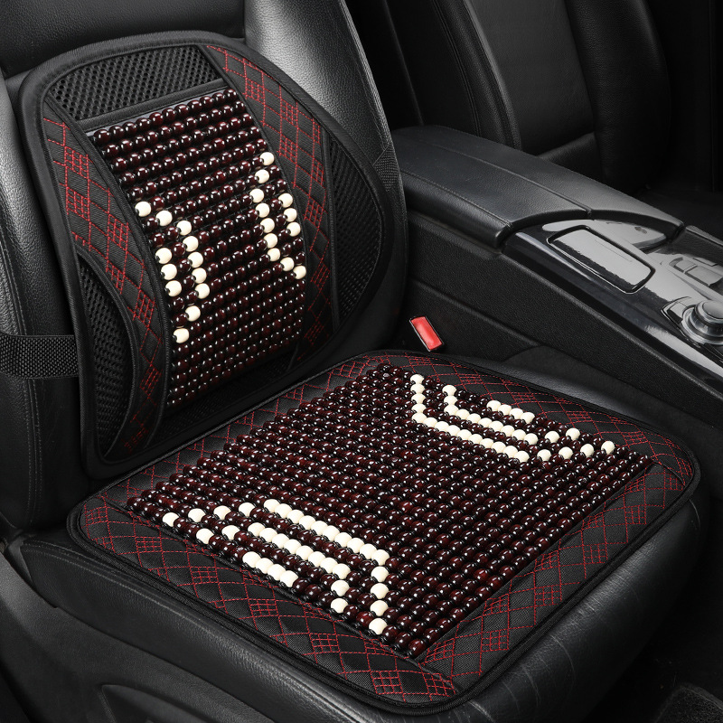 Car Bamboo Seat Cushion, Comfort Breathable Car Seat Cover, Quadrangle  Office Home Chair Mat Pads