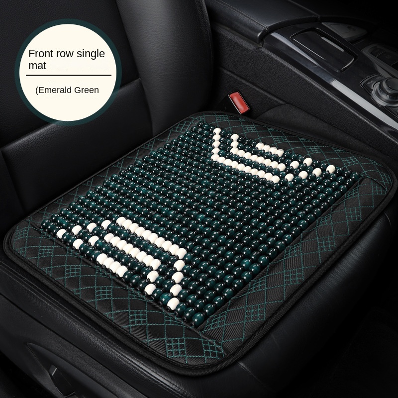 Car Seat Cushion Wooden Beads Breathable Waist Cushion - Temu United Kingdom