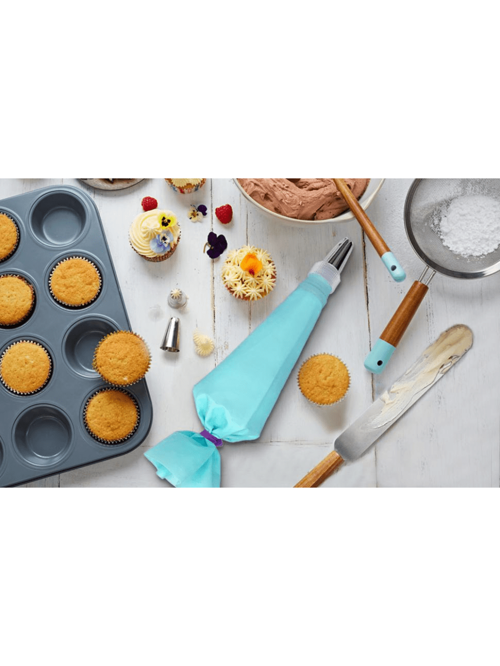 Complete Cake Decorating Set: Reusable Piping Bags Tips - Temu