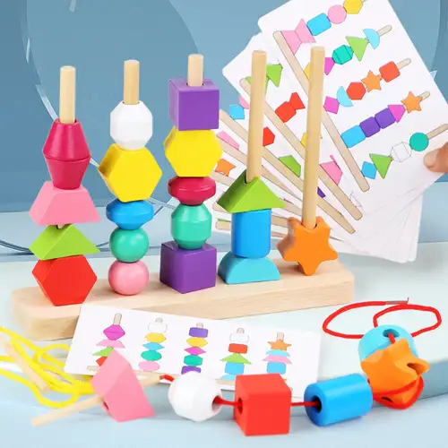 Puzzle En Bois Pour Enfants Montessori Jouets 4-6 Ans Forme