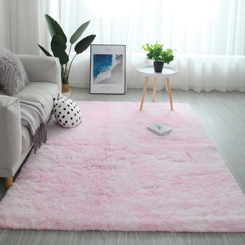 Fluffy Tie Dye Tappeti per camera da letto Decor Modern Home Floor