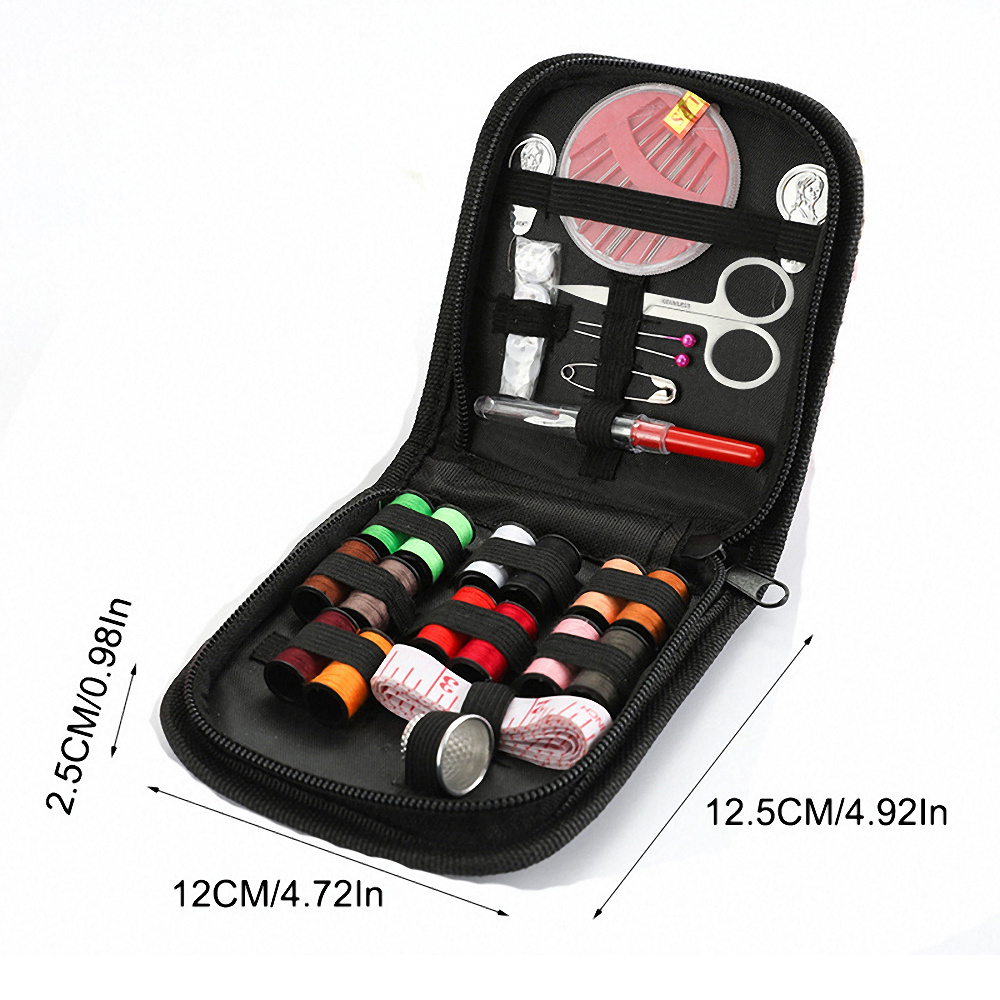Travel portable sewing kit mini sewing kit sewing tools box Sewing Kits Box  Needle Threads Scissor tourism Thimble Home Tools