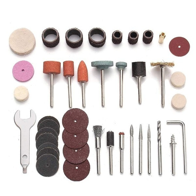 40Pcs Dremel Rotary Tool Accessories Kit Grinding Polishing Shank Craft Bits  USA
