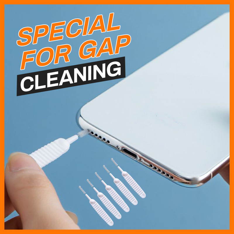 10pcs/set Shower Head Cleaning Brush White Small Brush Pore Gap Clean  Anti-clogging Nylon For Kitchen Toilet Phone Hole Brushes