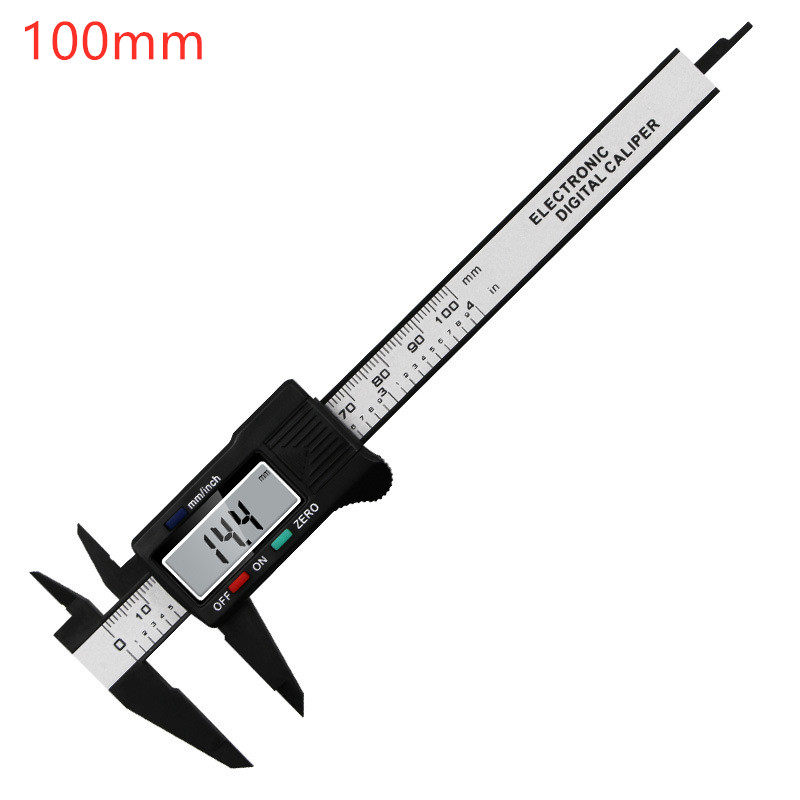150mm 100mm electronic digital caliper carbon fiber dial vernier caliper gauge micrometer measuring tool digital ruler details 2