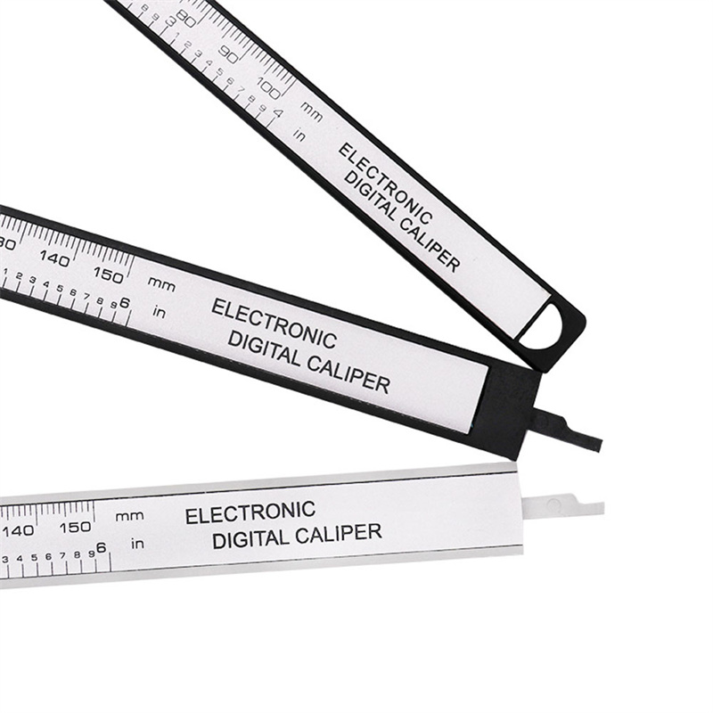 Calibrador Digital electrónico de 150mm y 100mm, Dial de fibra de carbono,  calibrador Vernier, micrómetro, herramienta de medición, regla Digital  Dengxun unisex