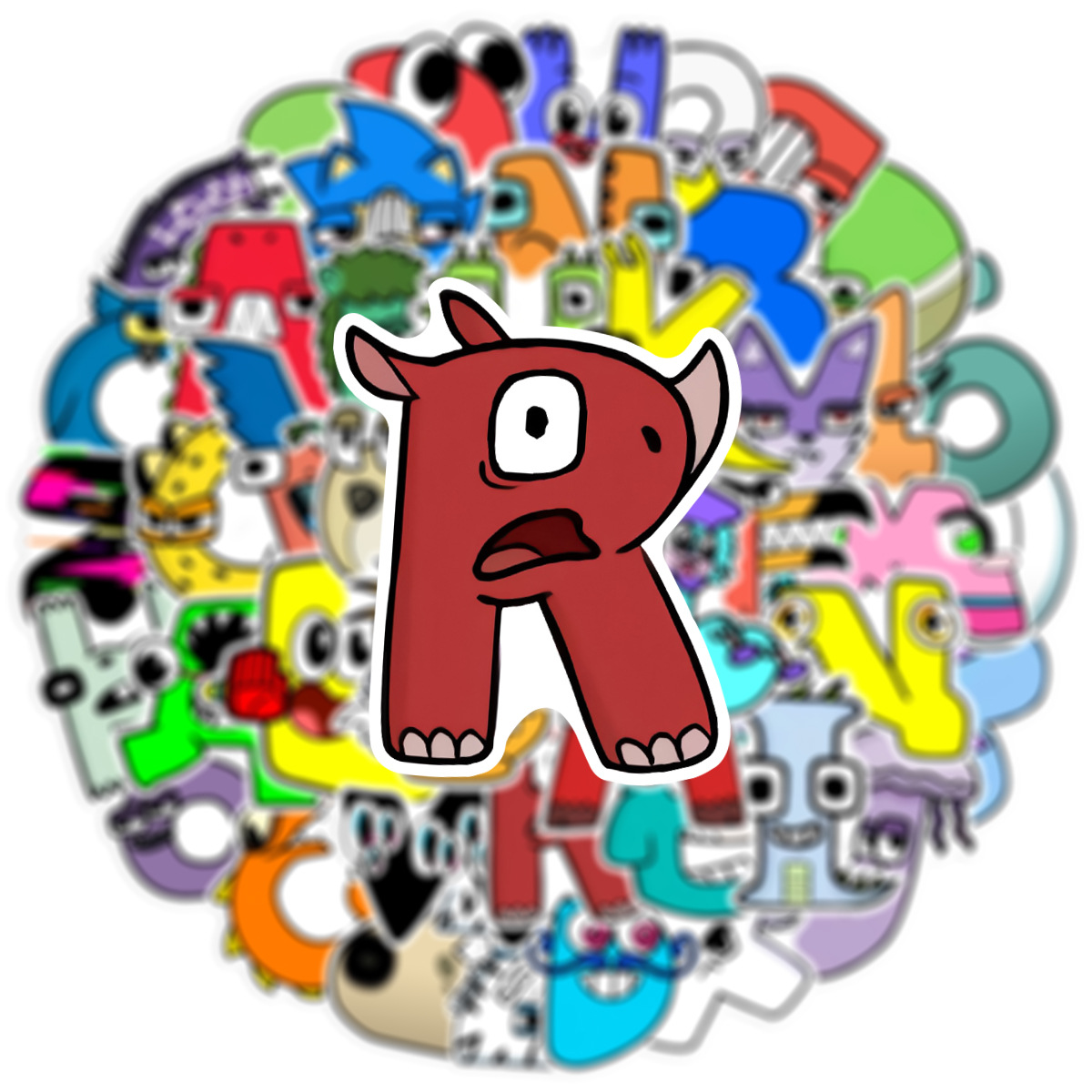 R, Alphabet Lore - Alphabet Lore - Sticker