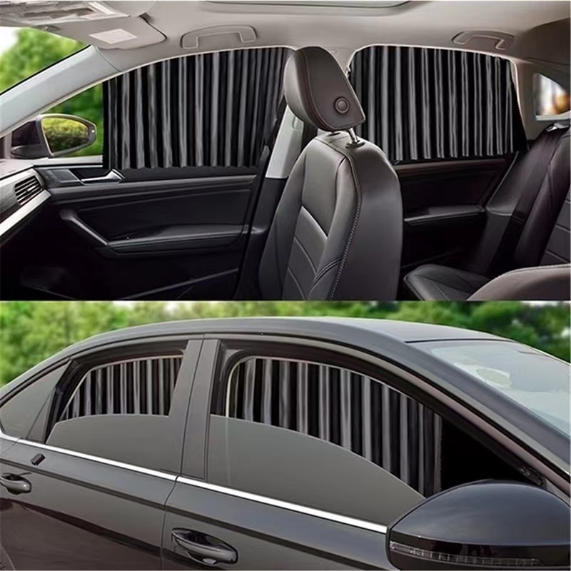Acheter Pare-soleil magnétique pour fenêtre latérale de voiture, protection  contre la chaleur, rayons UV, couverture de confidentialité pliable pour  une conduite sûre
