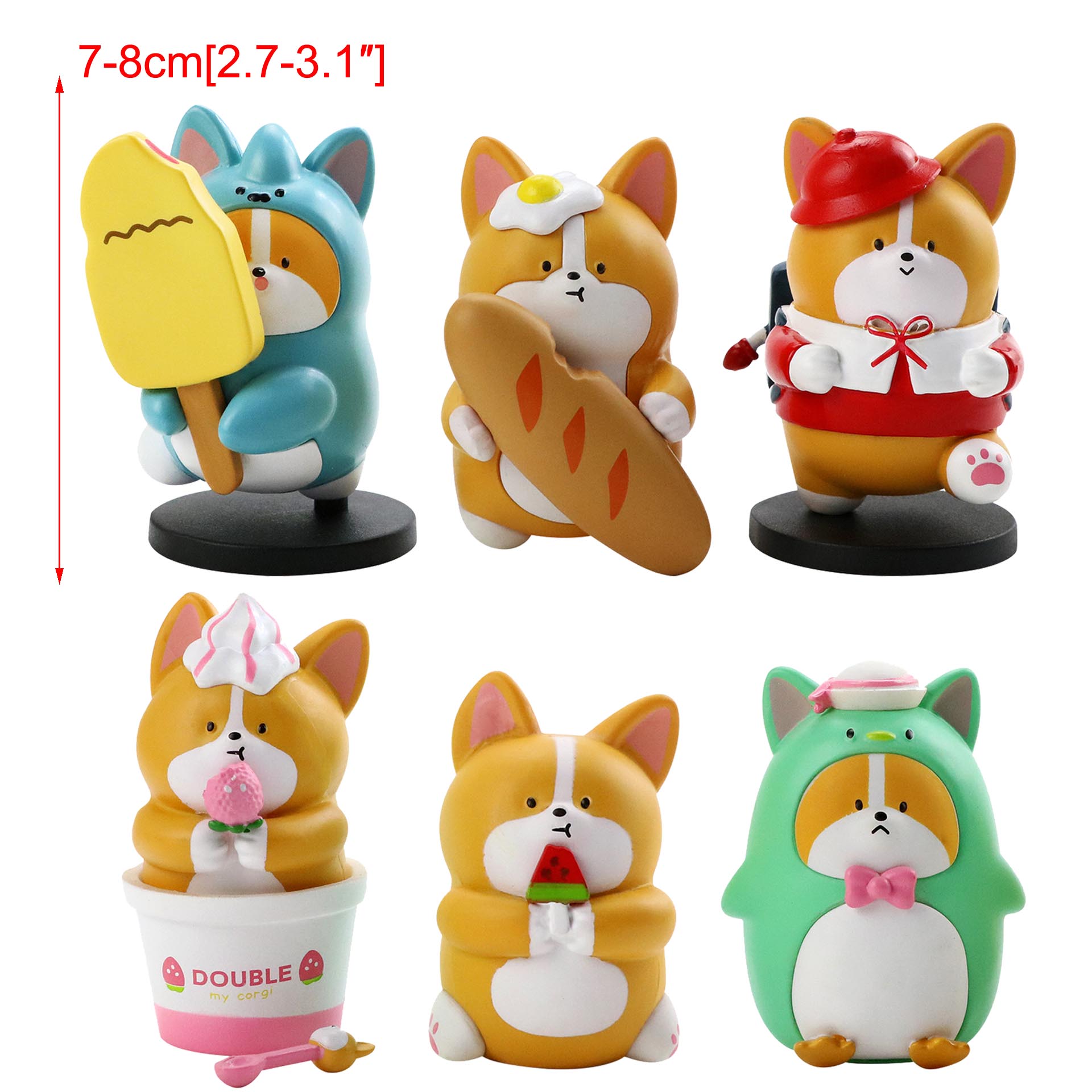 Simulation Animal Model Figure Doll Girls Boys Toy Cute Corgi