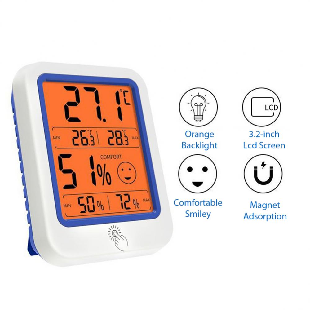 Indoor Digital Temperature Gauge Wall Hang Thermometer -40~50?Household  Garden Thermometer 