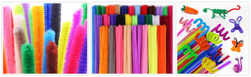 Pipe Cleaner (or Chenille Stems) Bundle - Various Colors – Lucky DeLuxe  Fabrics